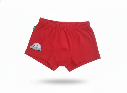 $ Boy Red Car Trunk (Size:12-18 Months)