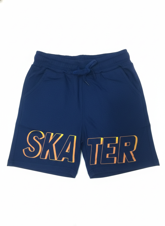 $ Blue Skater Shorts (Size:2-3 Years)