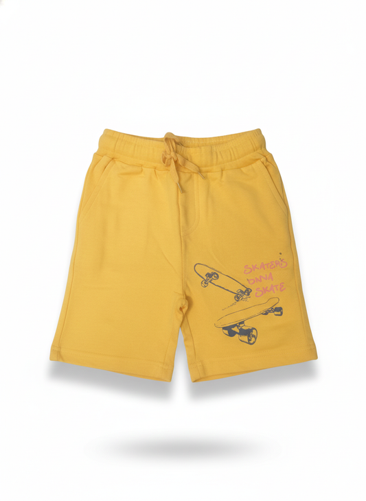 $  Yellow Skate Shorts (Size:2-3 Years)