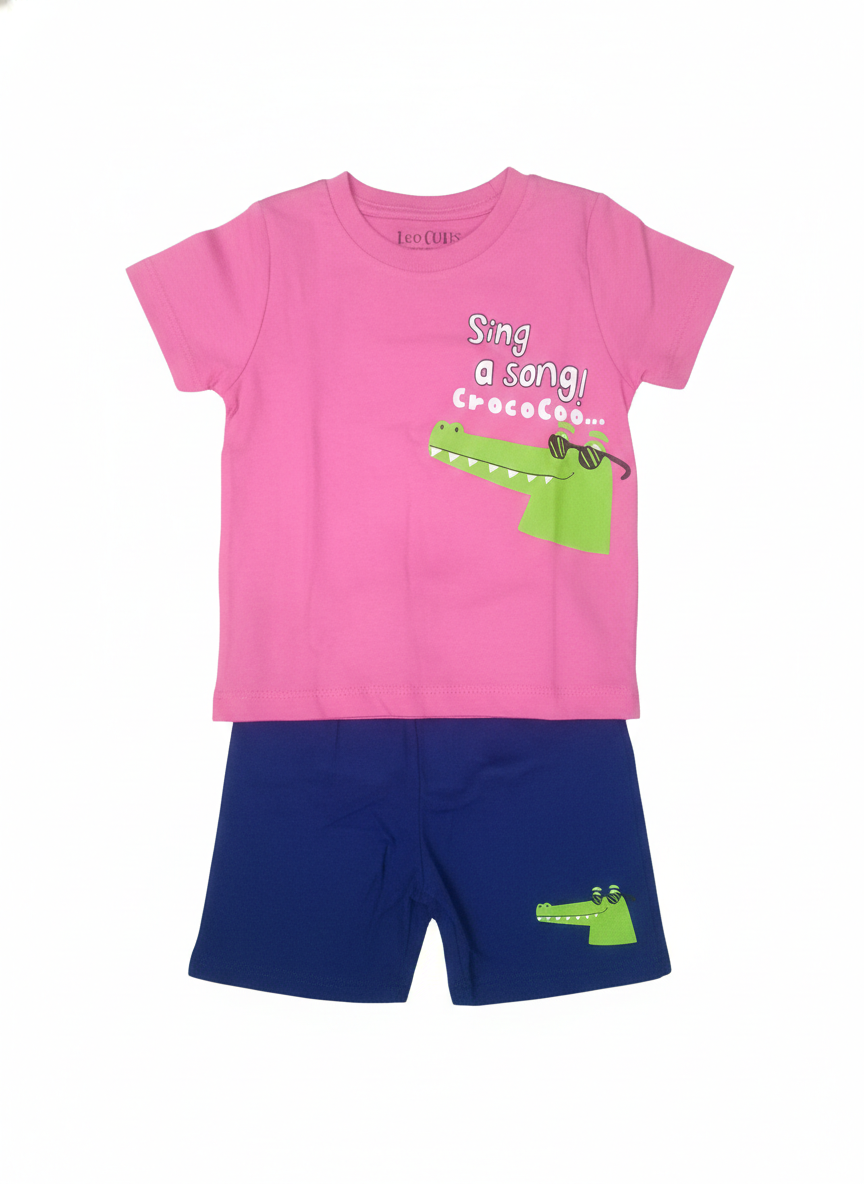 Shorts And T-Shirt (Size: 9-12 Months)
