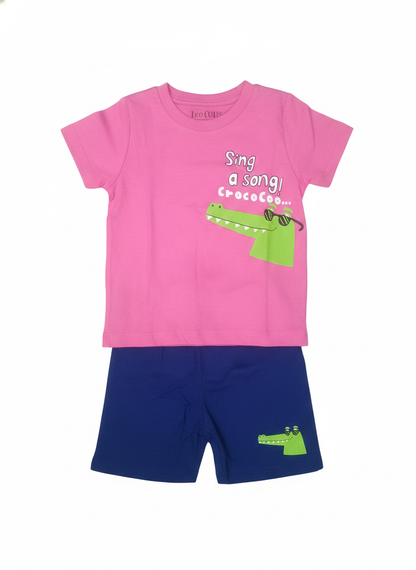 Shorts And T-Shirt (Size: 9-12 Months)