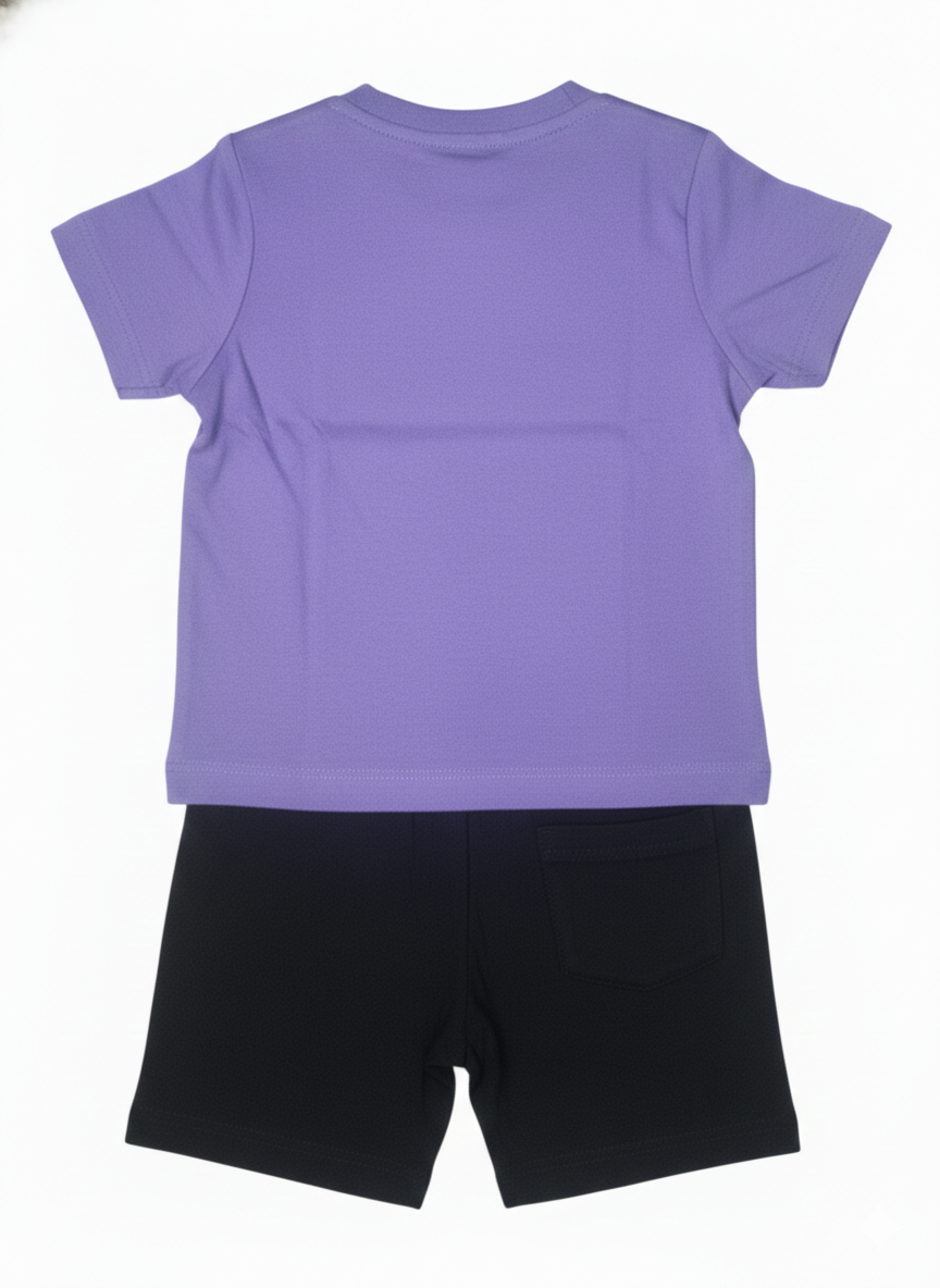 Be Happy Shorts & T-Shirt (Size:9-12 Months)