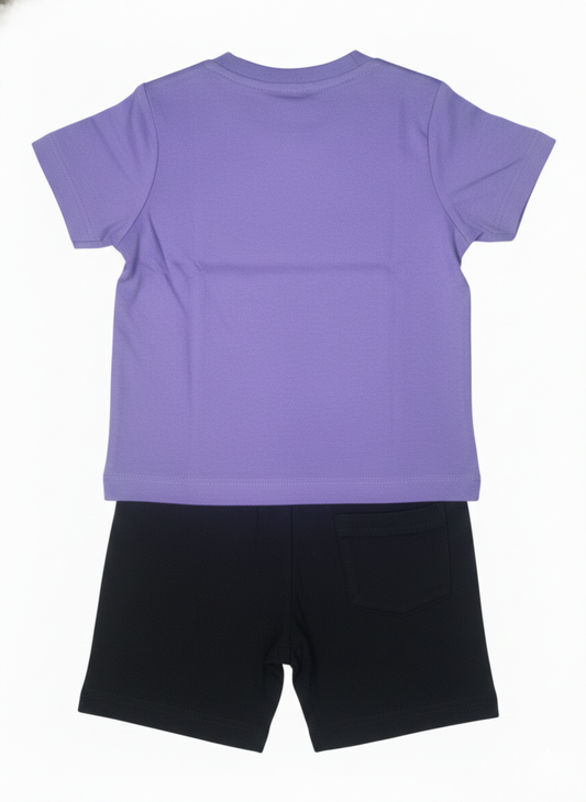 Be Happy Shorts & T-Shirt (Size:9-12 Months)