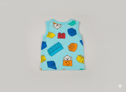 Sleeveless ( Size : 3-6 months )