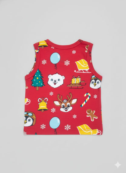 Sleeveless ( Size : 3-6 Months )
