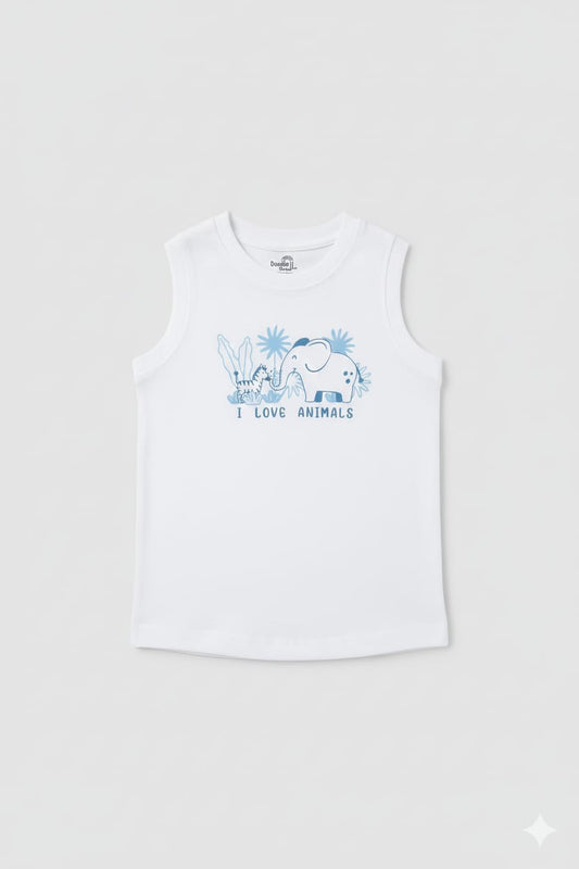 $ Boys Animal Love T-Shirts (Size : 3-4 Years)