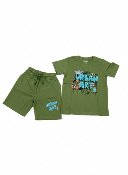 T-Shirt & Shorts (Size: 7-8 Years)