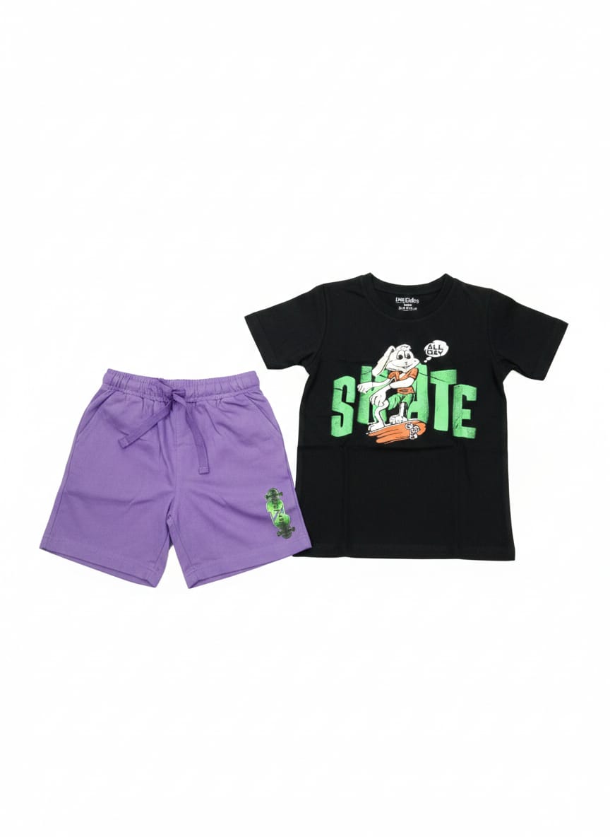 Tees & Shorts (Size :6-7 Years)