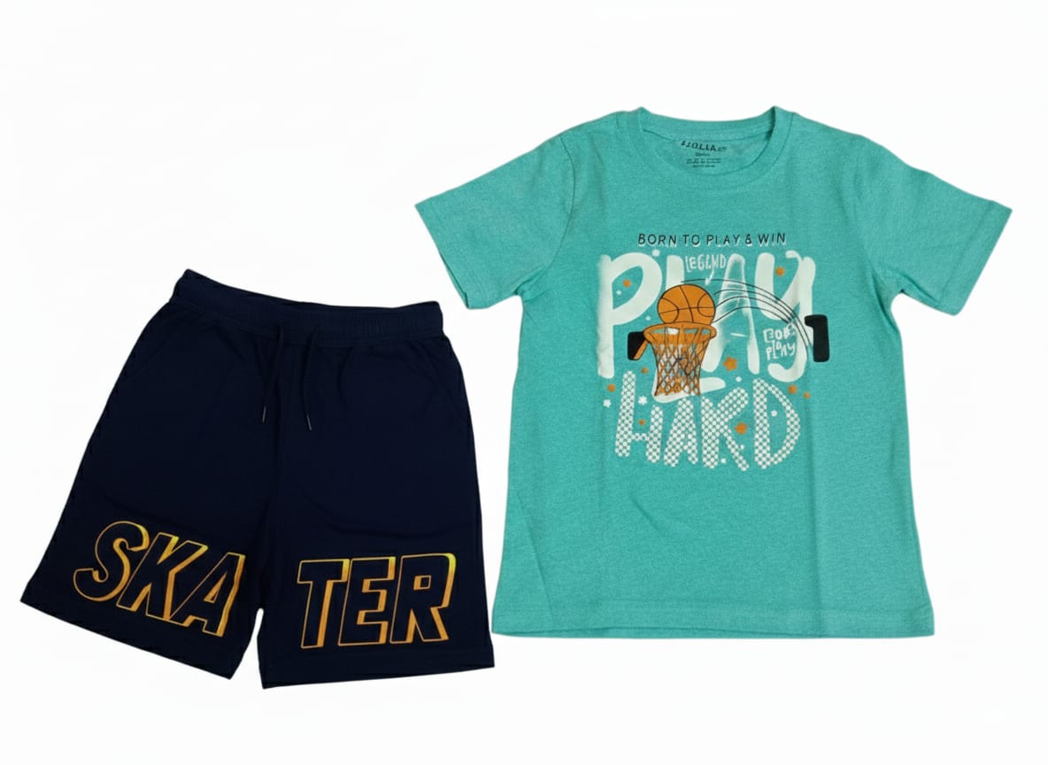 Tees & Shorts (Size:6-7 Years)